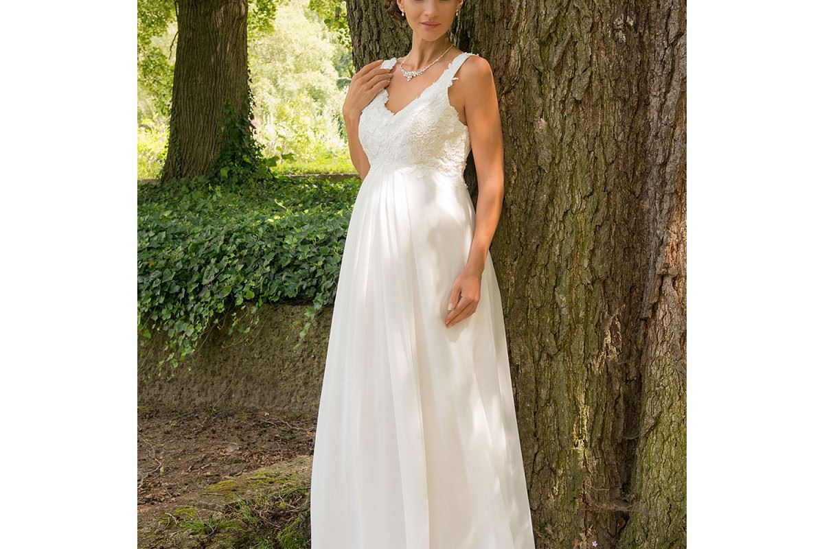 Brautkleid im Empire-Stil